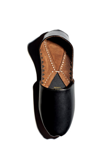 FOOTWEAR GLOSSY BLACK LEATHER