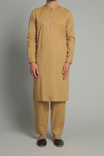 KAMEEZ SHALWAR BROWN