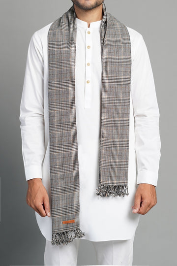 WOOL SCRAF BLACK