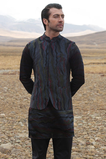 EMBROIDERED WAISTCOAT MULTI