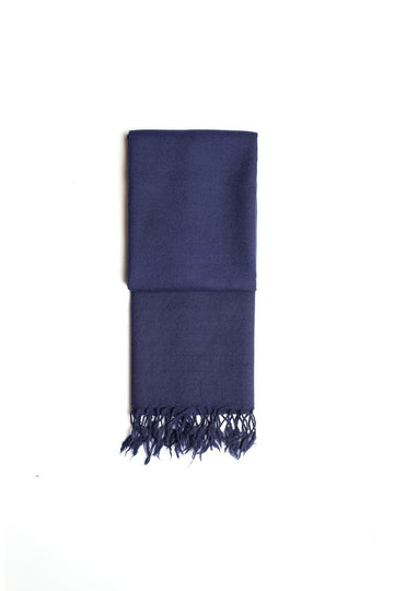 PASHMINA SCARF NAVY BLUE
