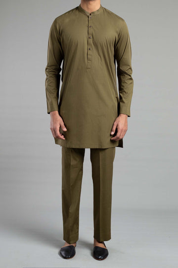 KURTA TROUSER OLIVE