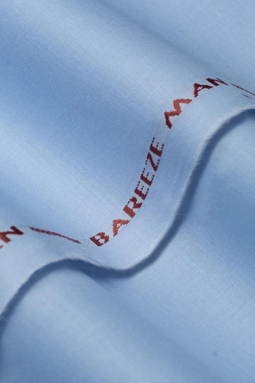 UNSTITCHED COTTON SKY BLUE