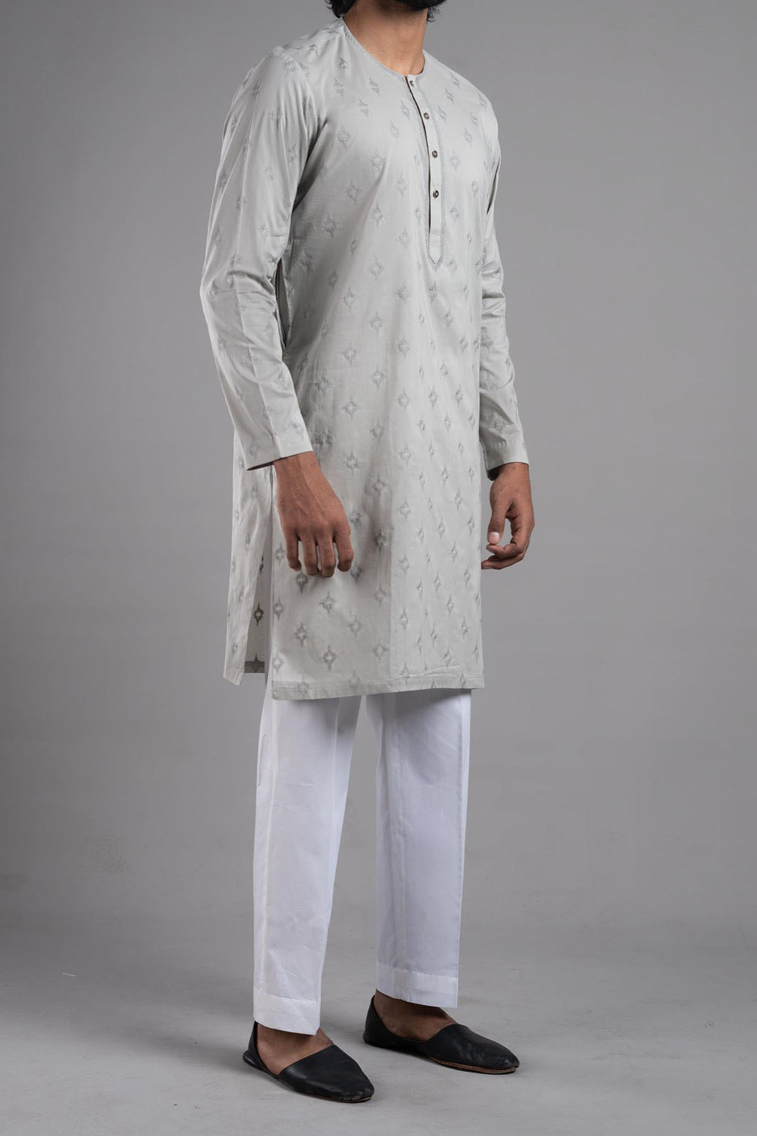 EMBROIDERED KURTA RDY LIGHT GREEN