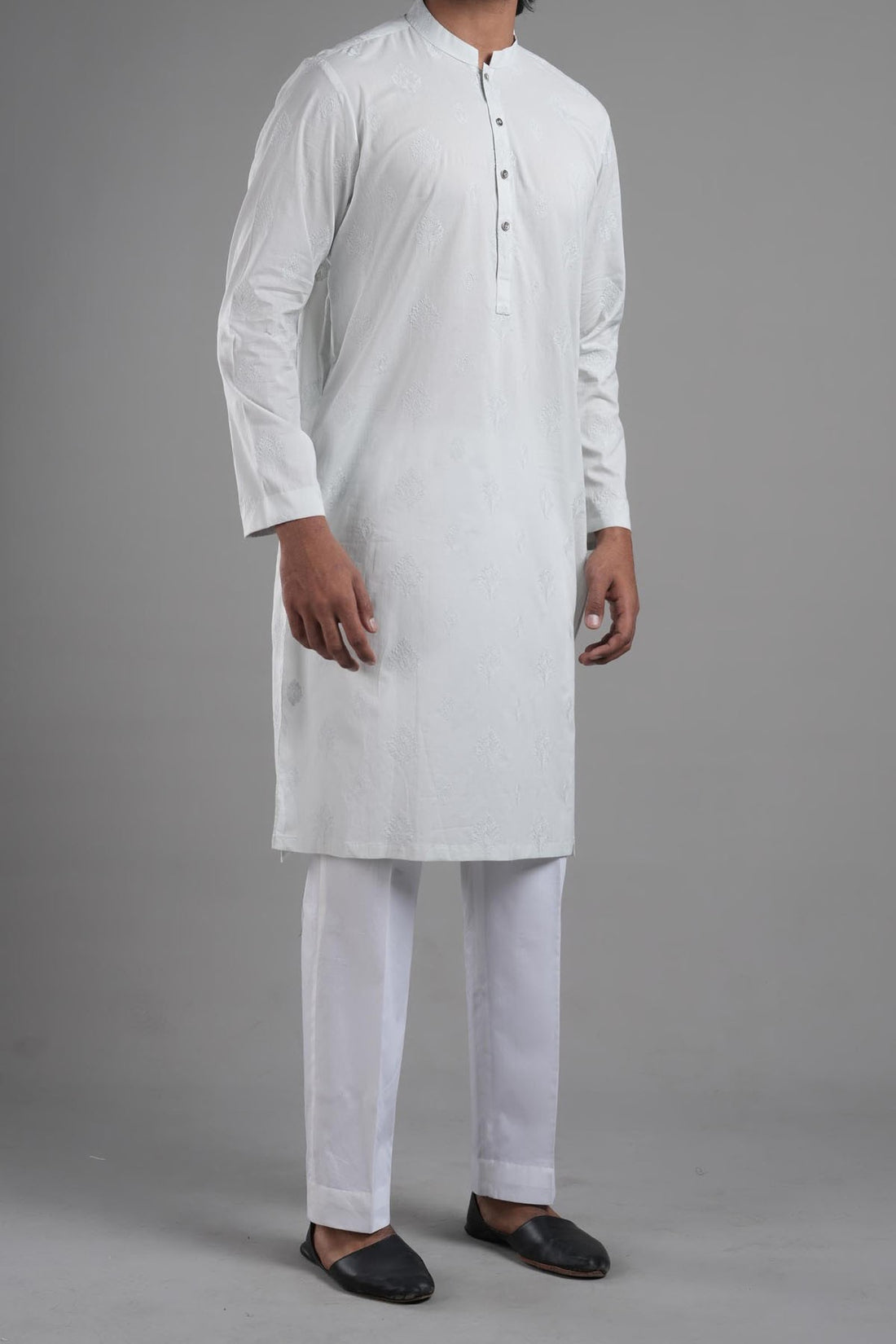 EMBROIDERED KURTA RDY SKY BLUE