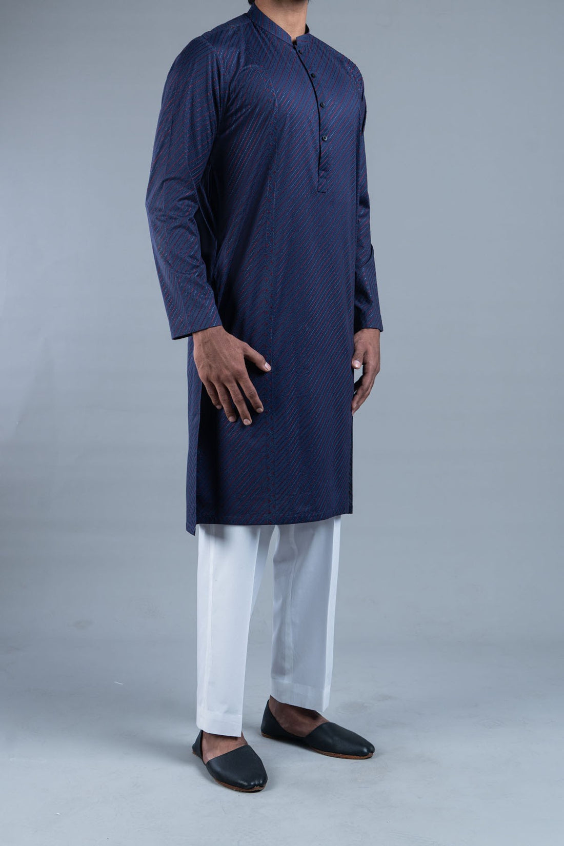 EMBROIDERED KURTA RDM BLUE