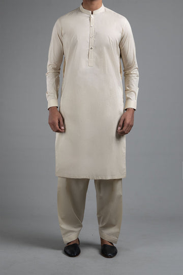 KAMEEZ SHALWAR BEIGE