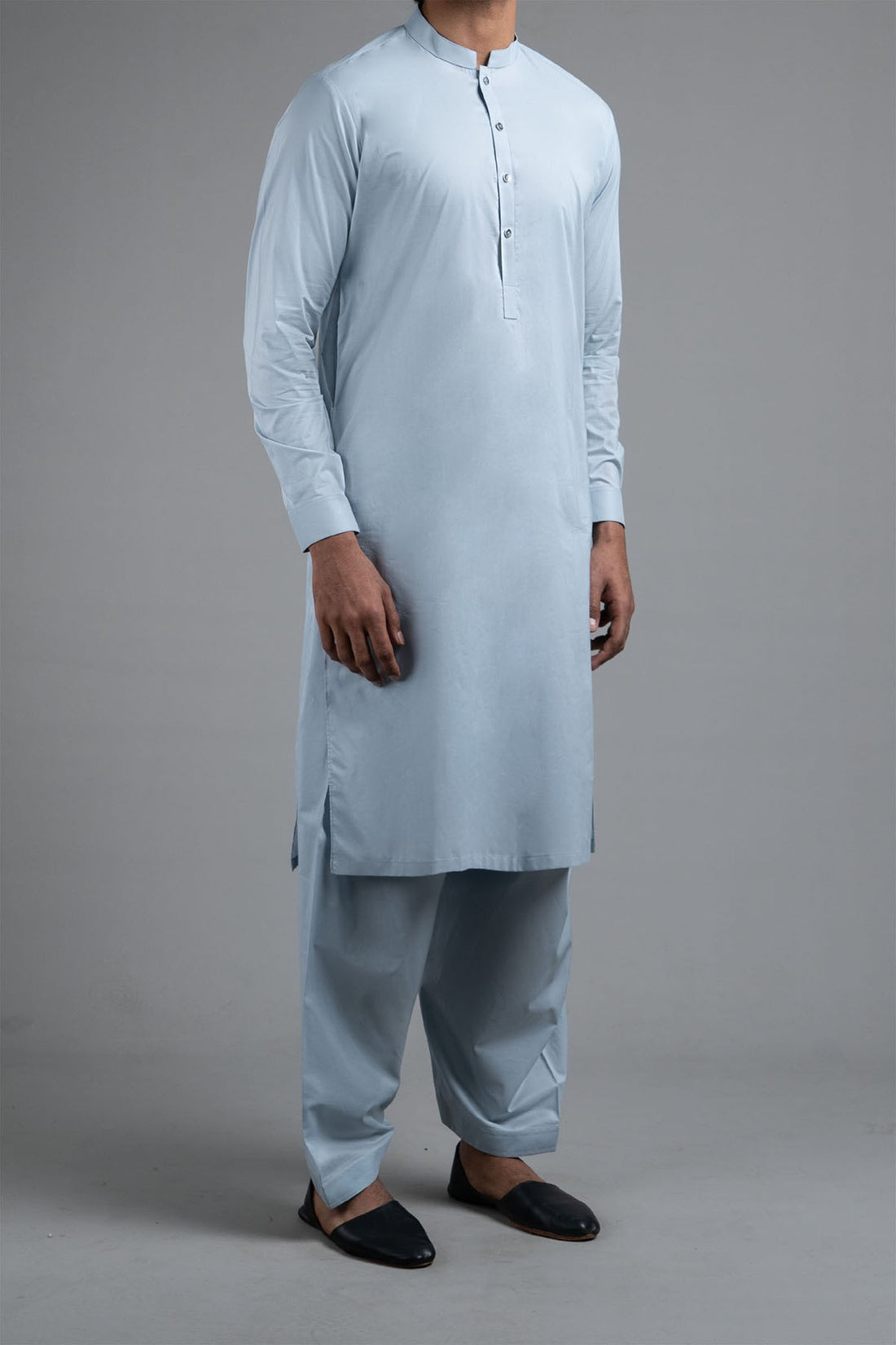 KAMEEZ SHALWAR GREY