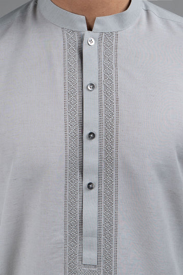 HANDMADE RDY KURTA GREY