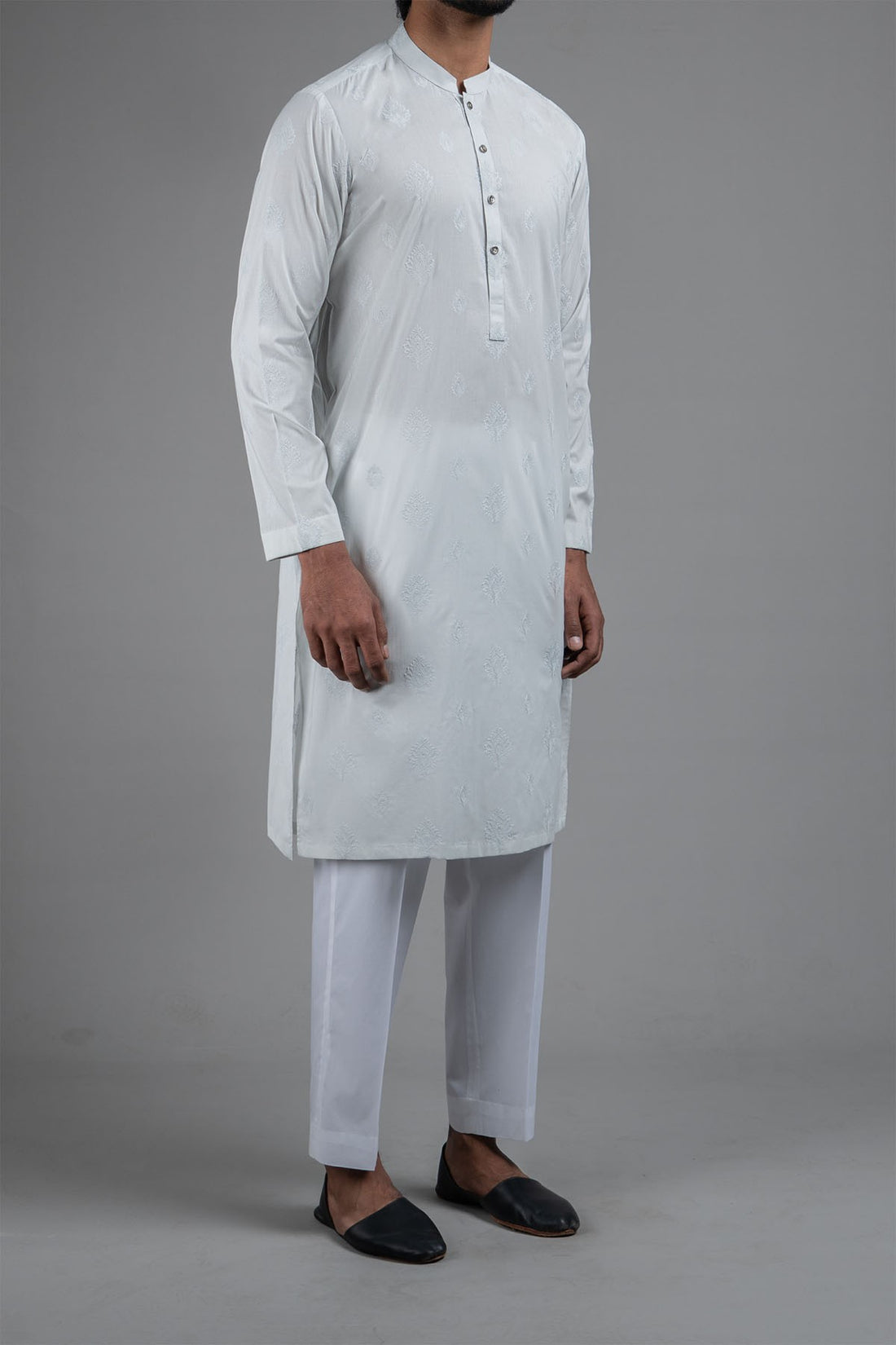 EMBROIDERED KURTA RDM SKY BLUE