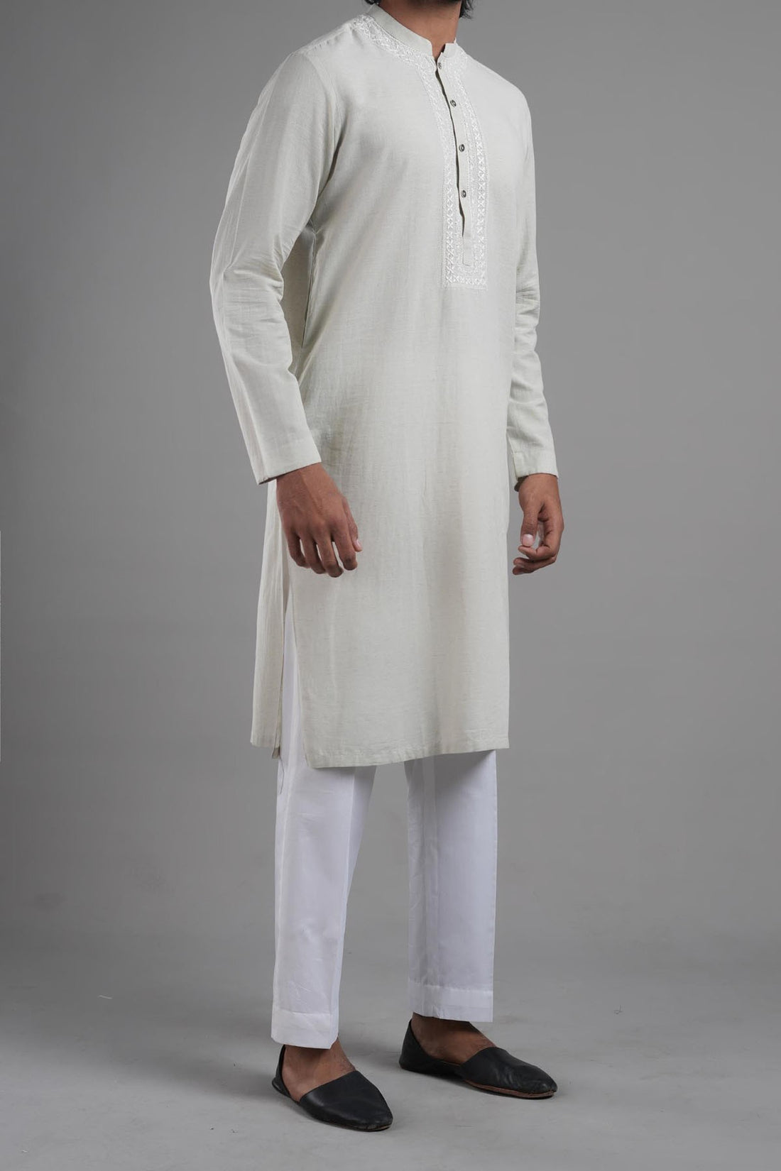 HANDMADE RDY KURTA BEIGE