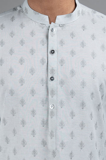 EMBROIDERED KURTA RDM GREY