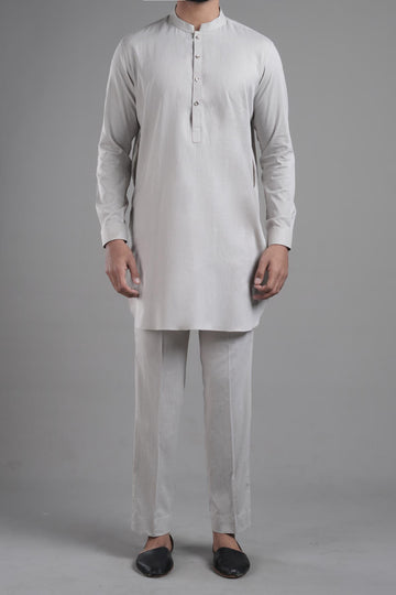 SHORT KURTA TROUSER BEIGE