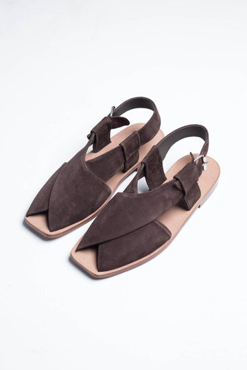 FRONTIER SHOE DARK BROWN