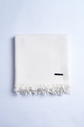 PASHMINA SHAWL WHITE