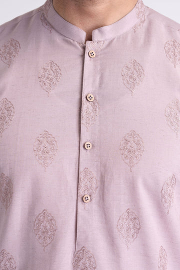 EMBROIDERED-KURTA-PINK
