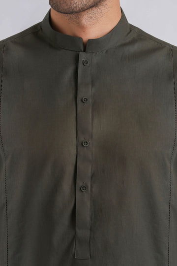 KURTA TROUSER-GREEN