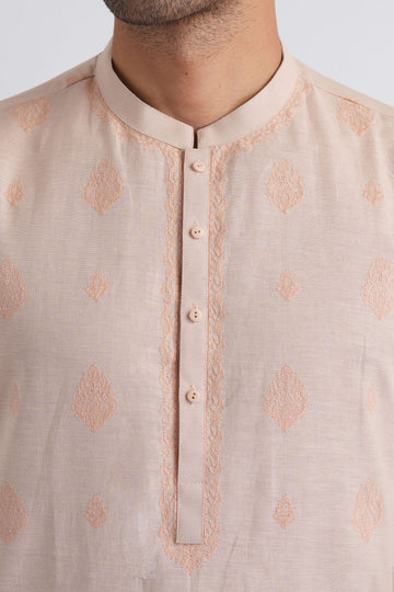 EMBROIDERED-KURTA-PINK