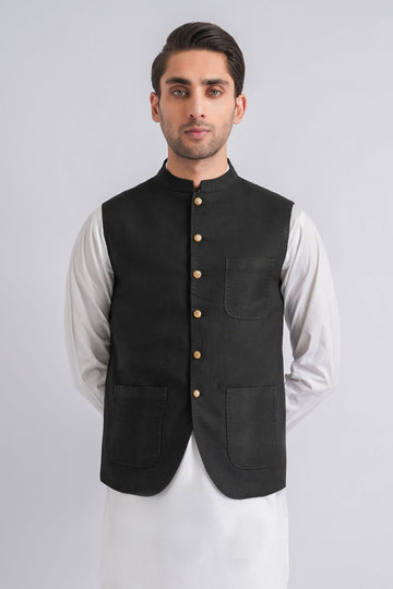 IRISH-LINEN-WAISTCOAT-BLACK