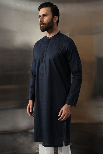 EMBROIDERED-KURTA-N-BLUE