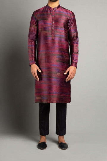 EMBROIDERED KURTA RDY MAROON