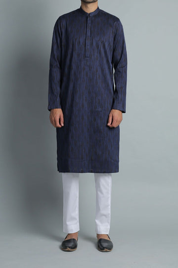 EMBROIDERED KLURTA BLACKISH BLUE