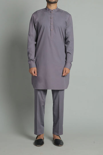 KURTA TROUSER DARK GREY