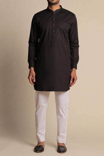 SHORT KURTA RDY BLACK