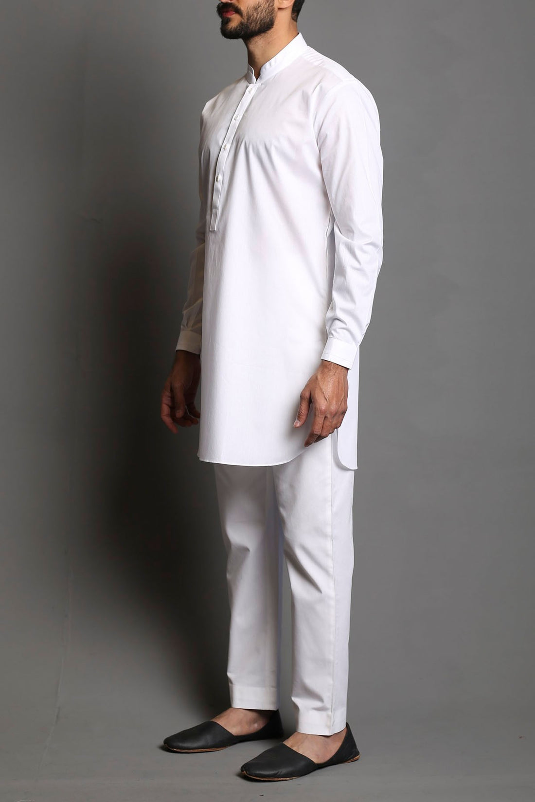 SHORT KURTA RDY WHITE