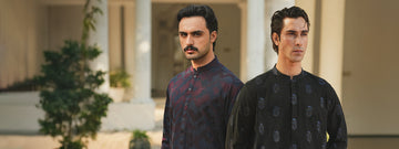 embriodered kurta for men