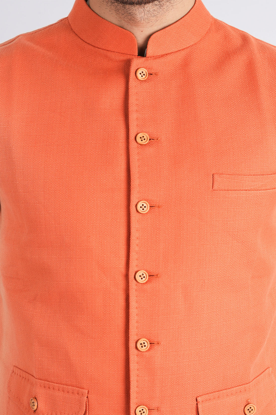 Waistcoat-TREVI-Orange