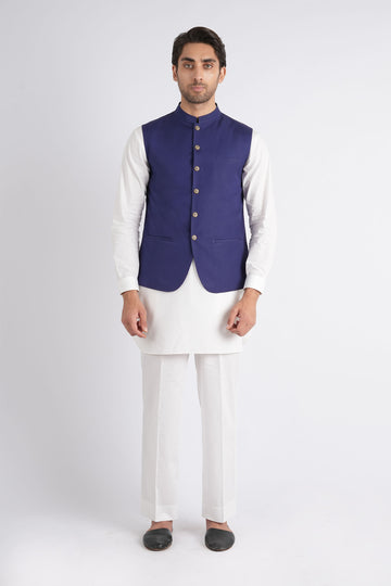 Cotton-Waistcoat-Blue