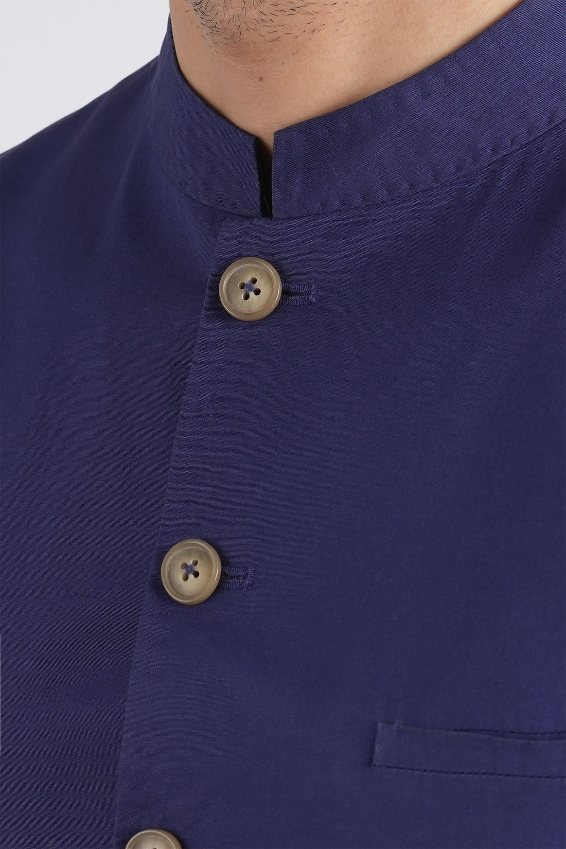 Cotton-Waistcoat-Blue