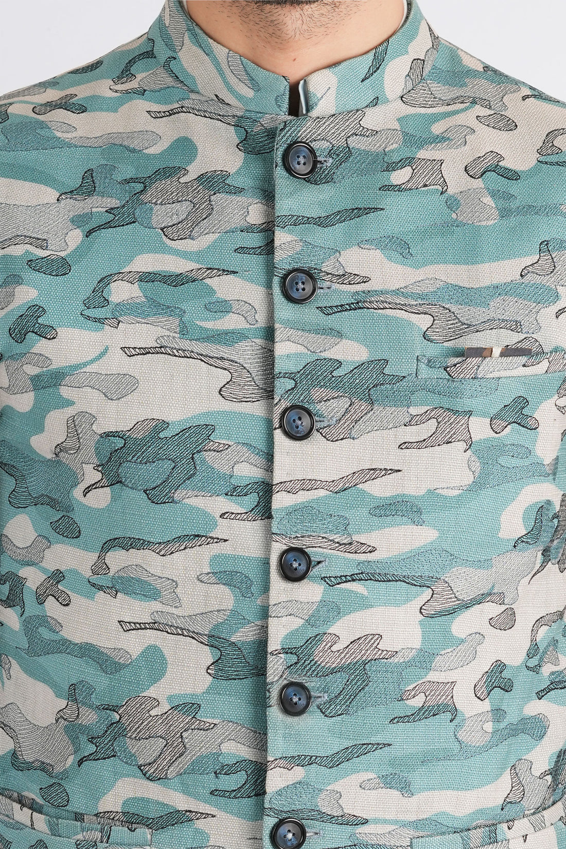 Camo-Waistcoat-Blue