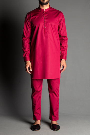 KURTA-TROUSER-RED
