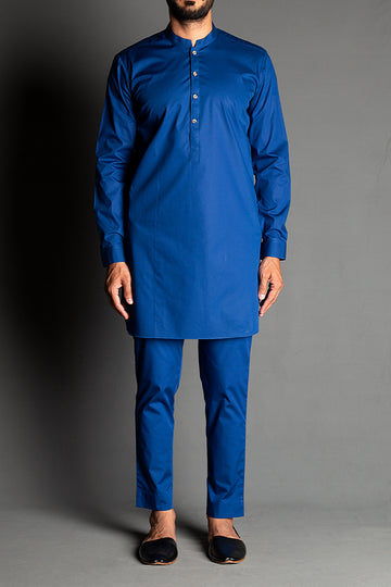KURTA-TROUSER-BLUE