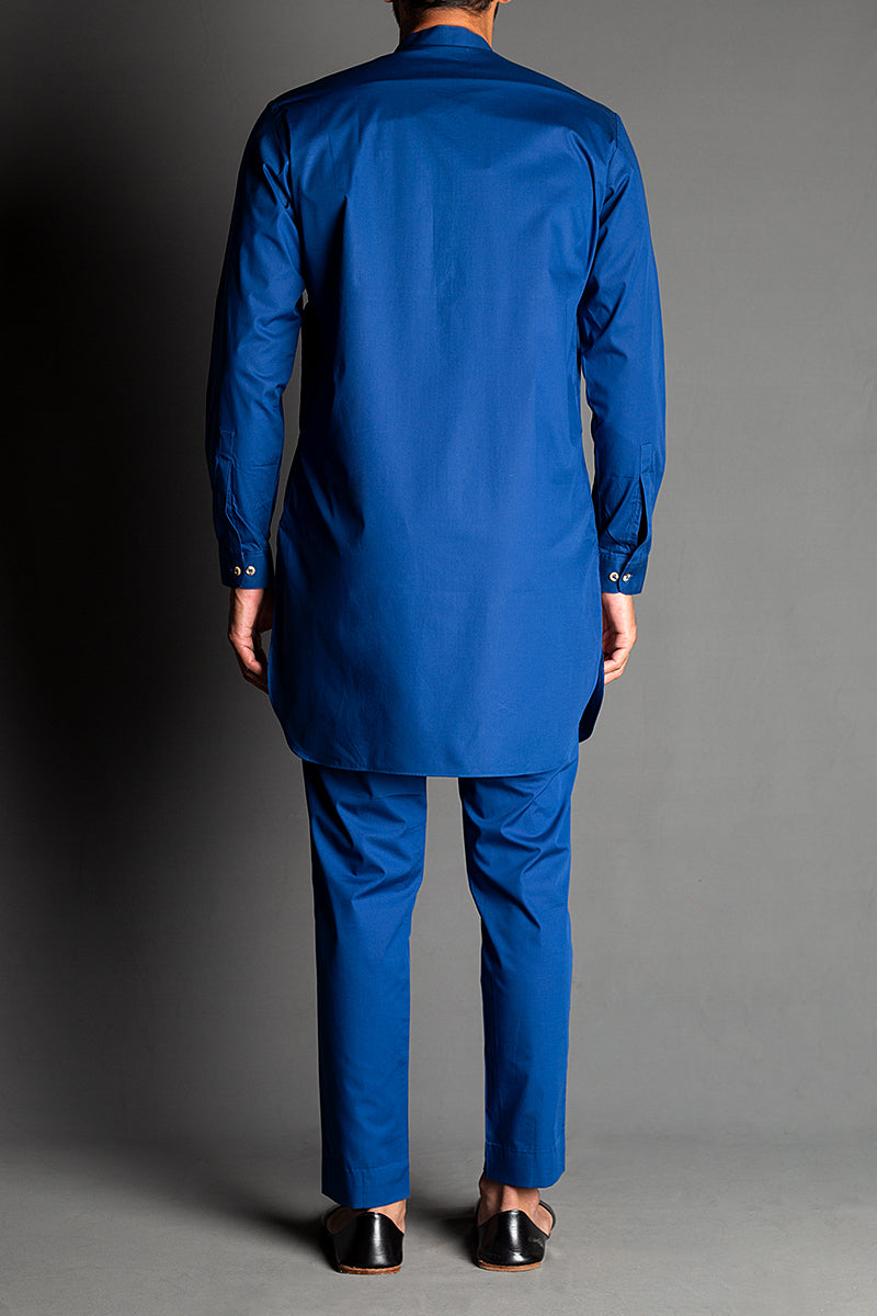 KURTA-TROUSER-BLUE