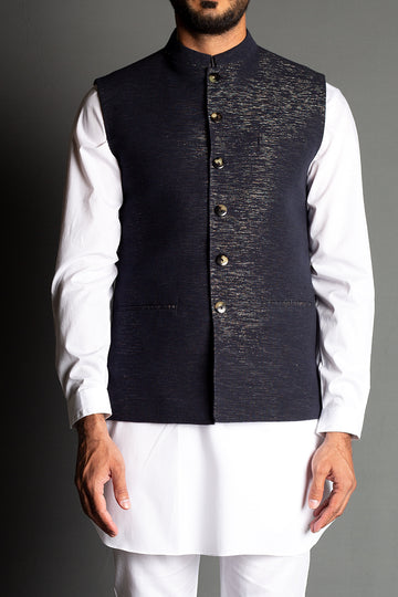 HANDLOOMED-WAISTCOAT-BLCK-GLD