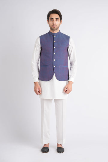 Khaddar-Waistcoat-Ferozi