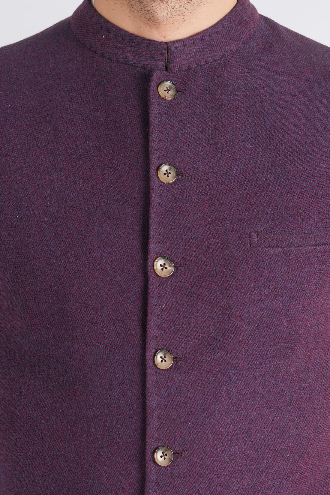 Khaddar-Waistcoat-Blue-Mrn