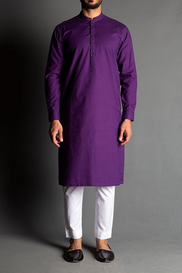 Long Kurta Violet