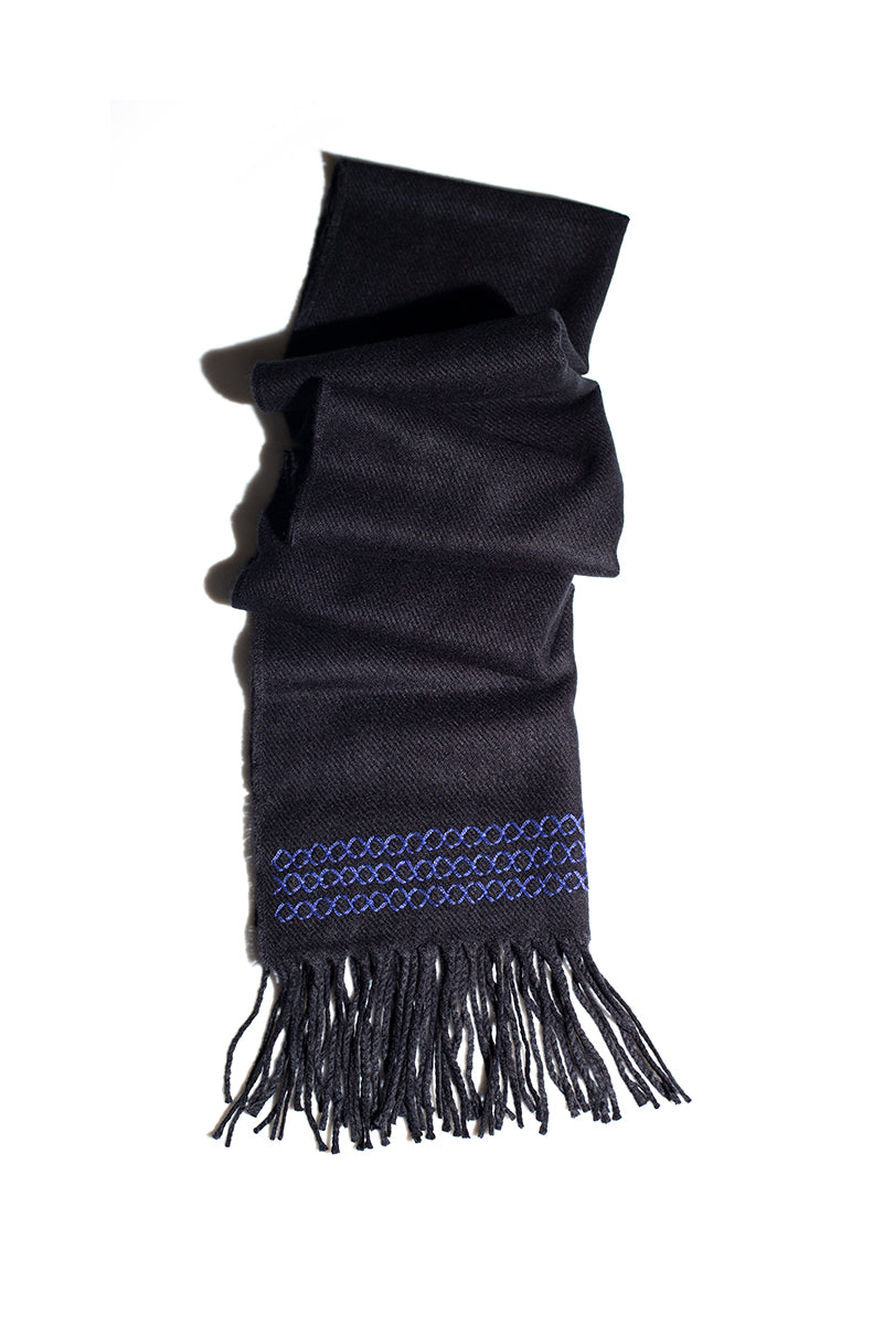 SCARF-BMS 019-BLCK-BLU