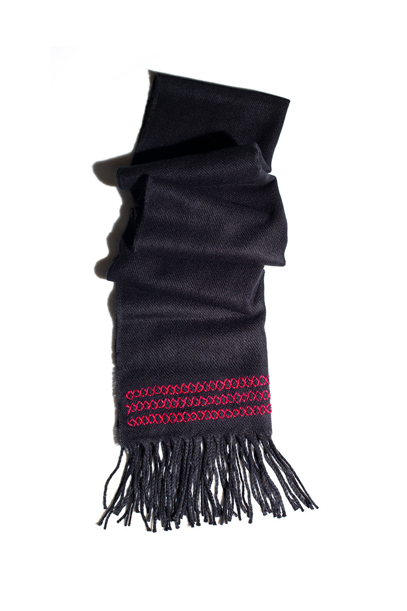 SCARF-BMS 019-BLCK-BLU