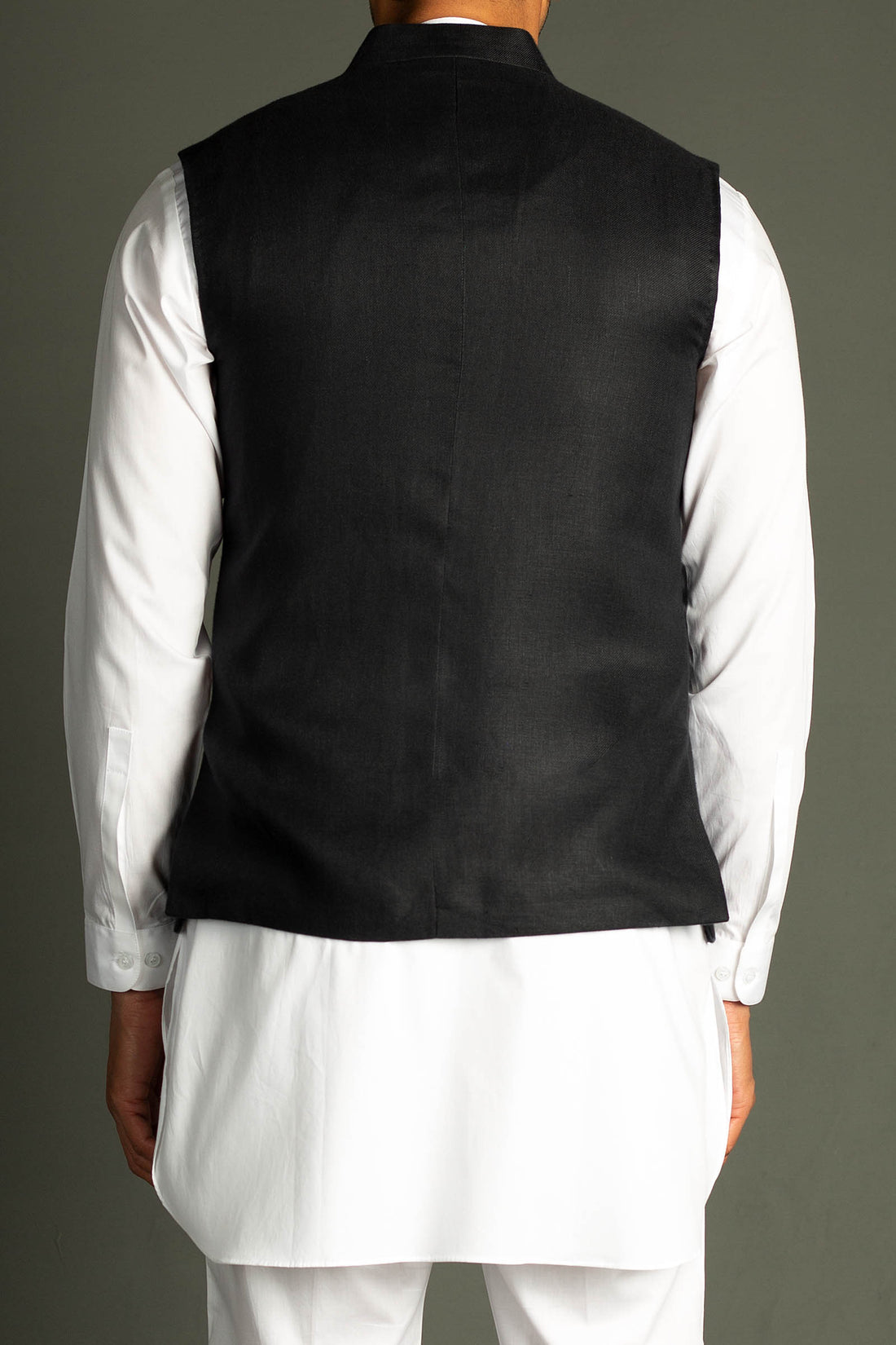 LINEN-WAISTCOAT-BLACK