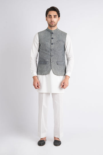Denim-Waistcoat-Blue