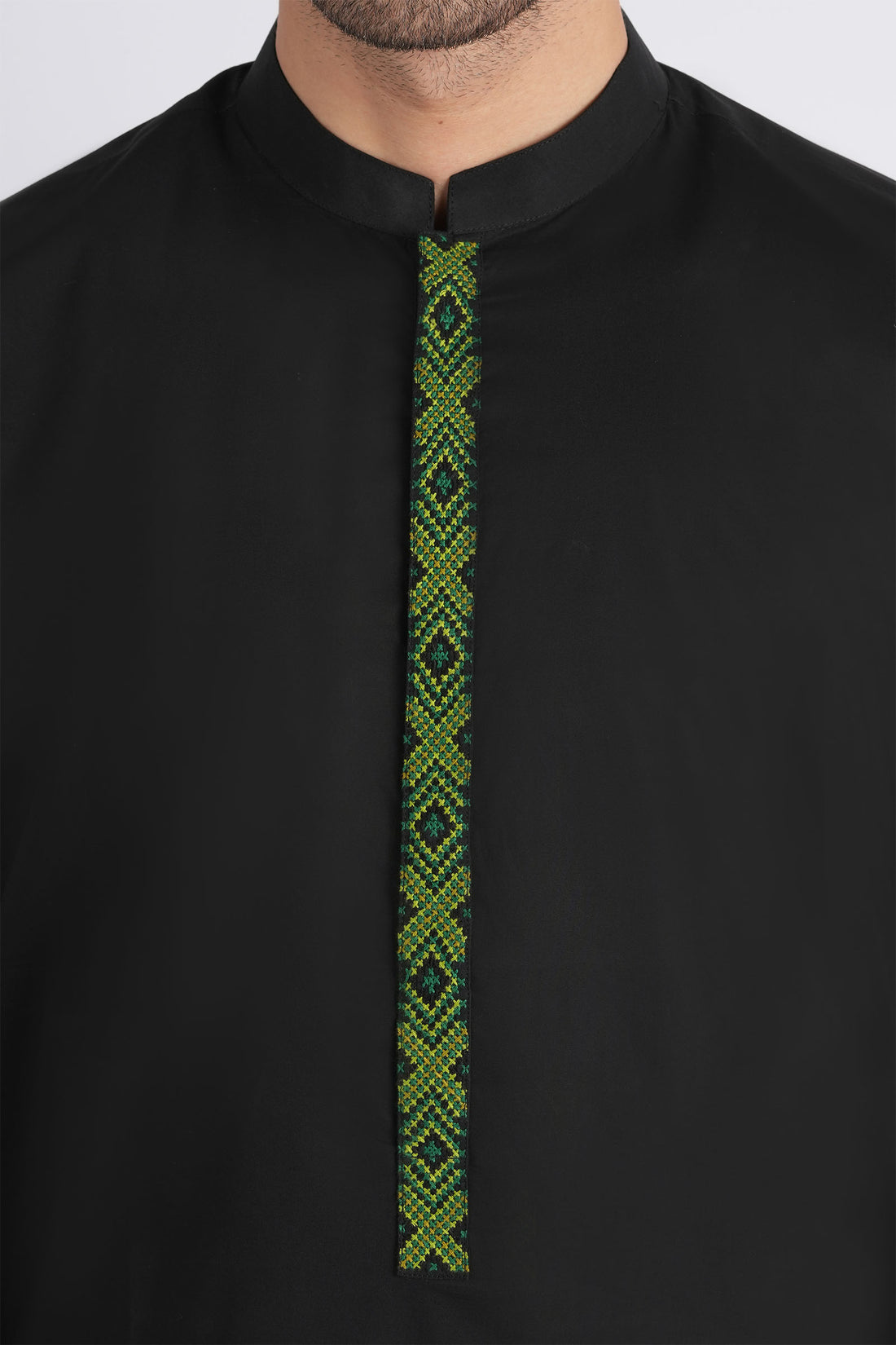 Handmade-Kurta-Black