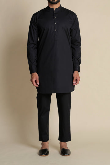 KURTA-TROUSER-BLACK
