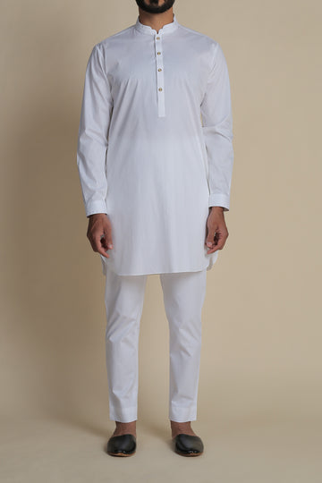 KURTA-TROUSER-WHITE