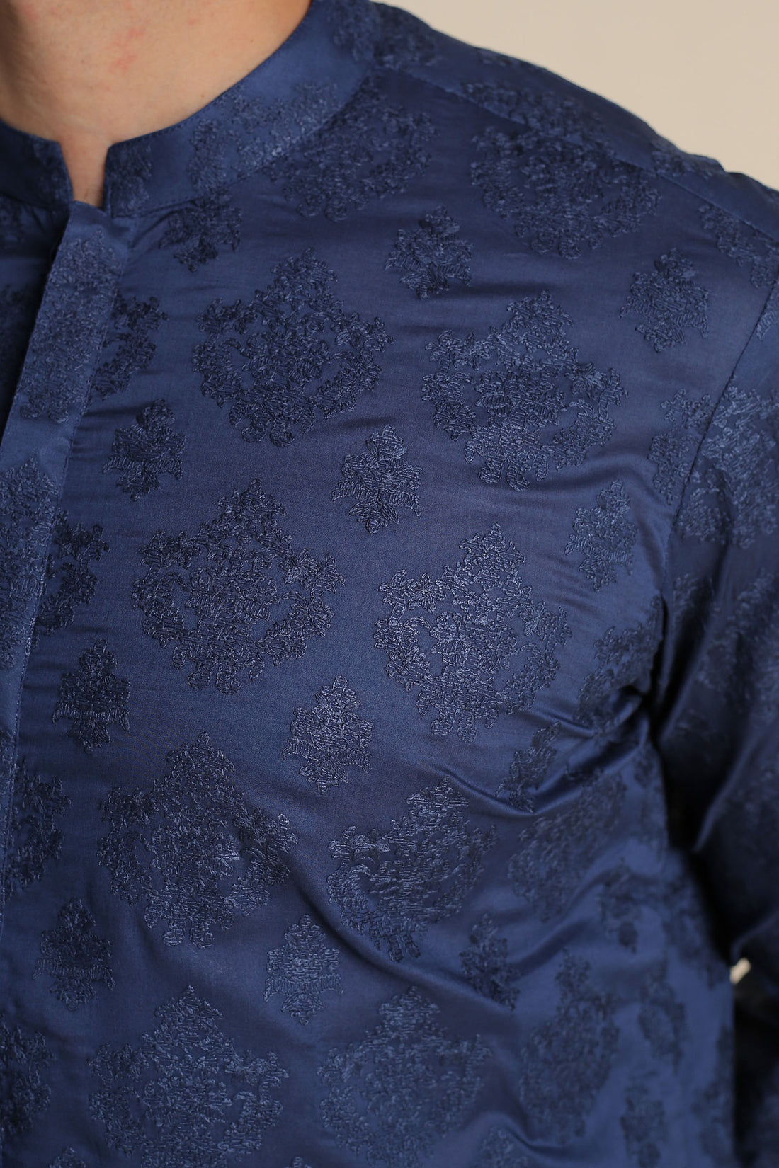 EMBROIDERED-KURTA-MN-BLUE