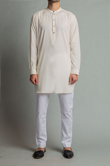 Short Kurta Off Whie